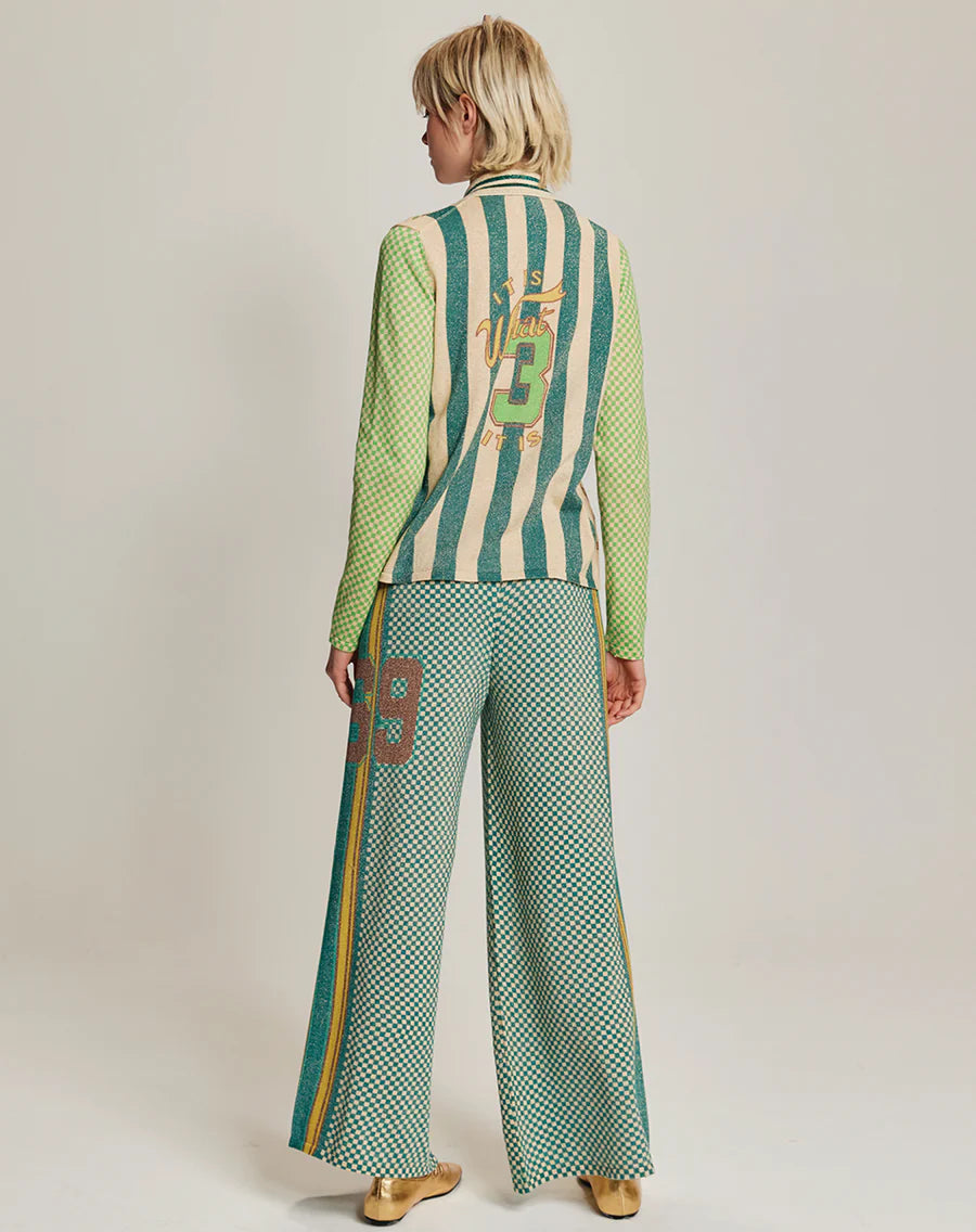 MICHELLE WIDE LEG KNIT PANT JADE