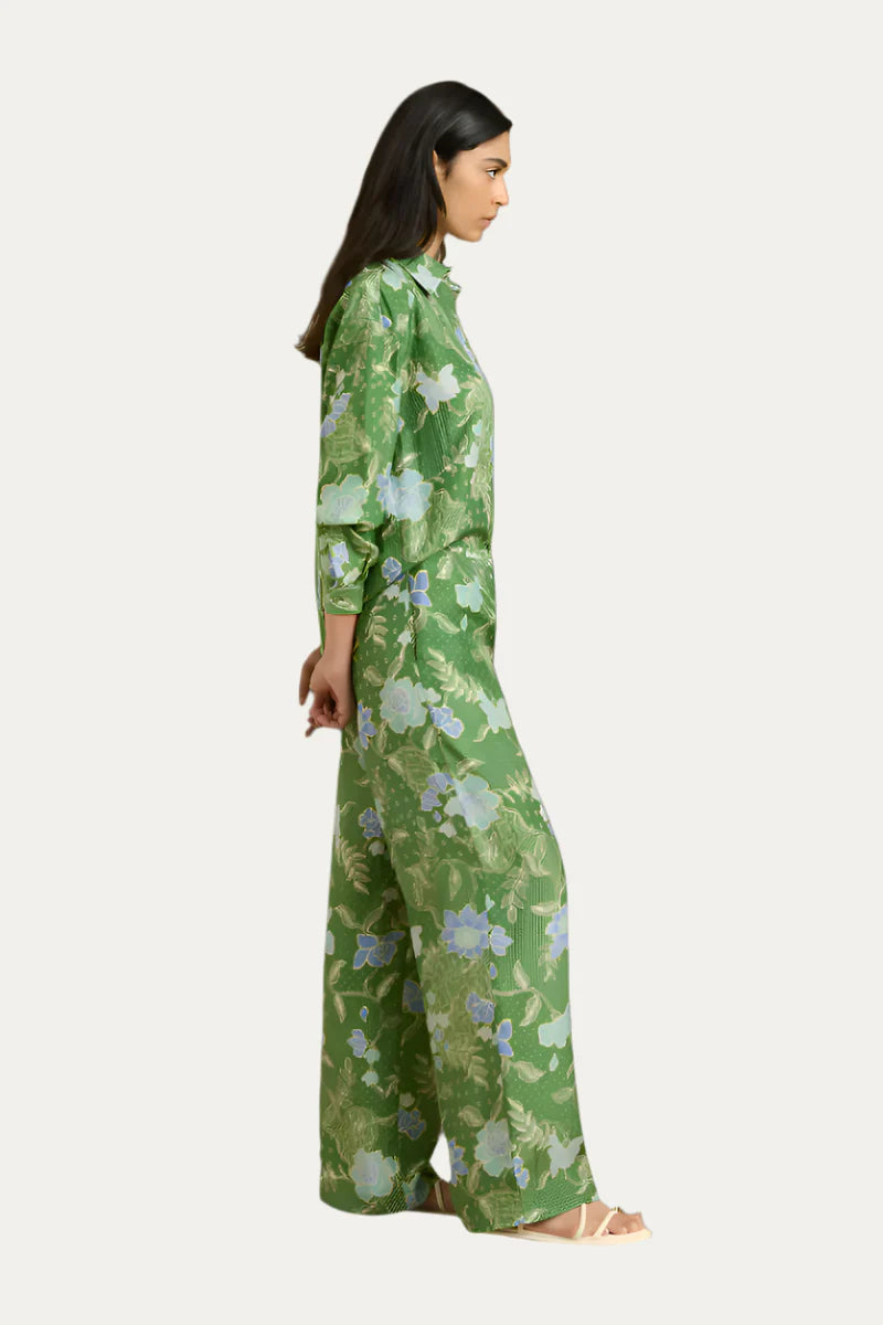 Azra Pant Bloom Jungle Green
