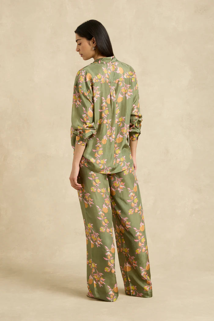 Stevie Shirt Pomegranate Khaki