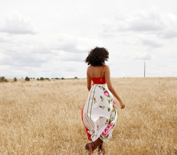 Rue Dress Ruby Antique