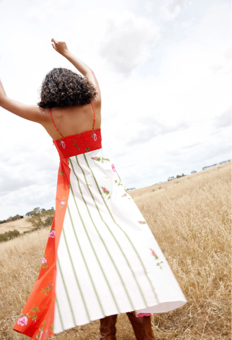 Rue Dress Ruby Antique