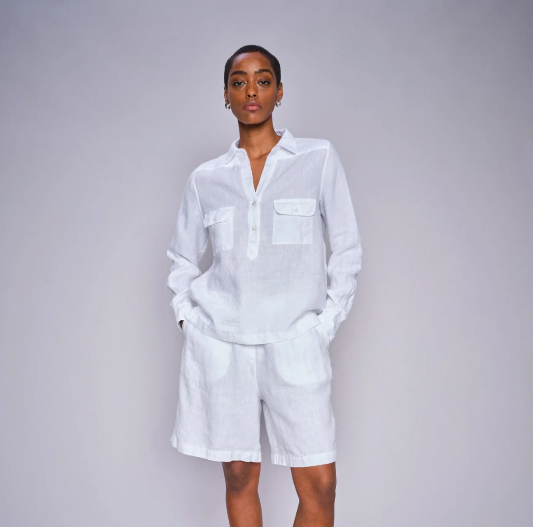 Eie Linen Bermuda Shorts