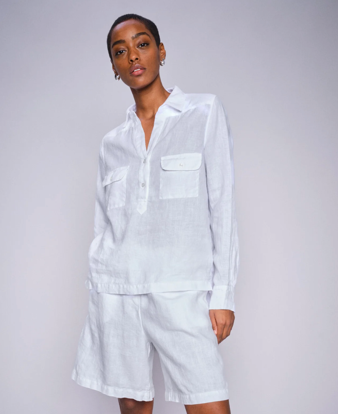 Eie Linen Bermuda Shorts