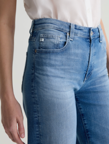 Saige Wide Leg Crop Jean Oceanic