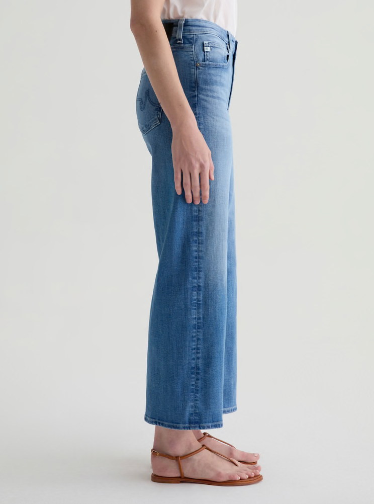Saige Wide Leg Crop Jean Oceanic