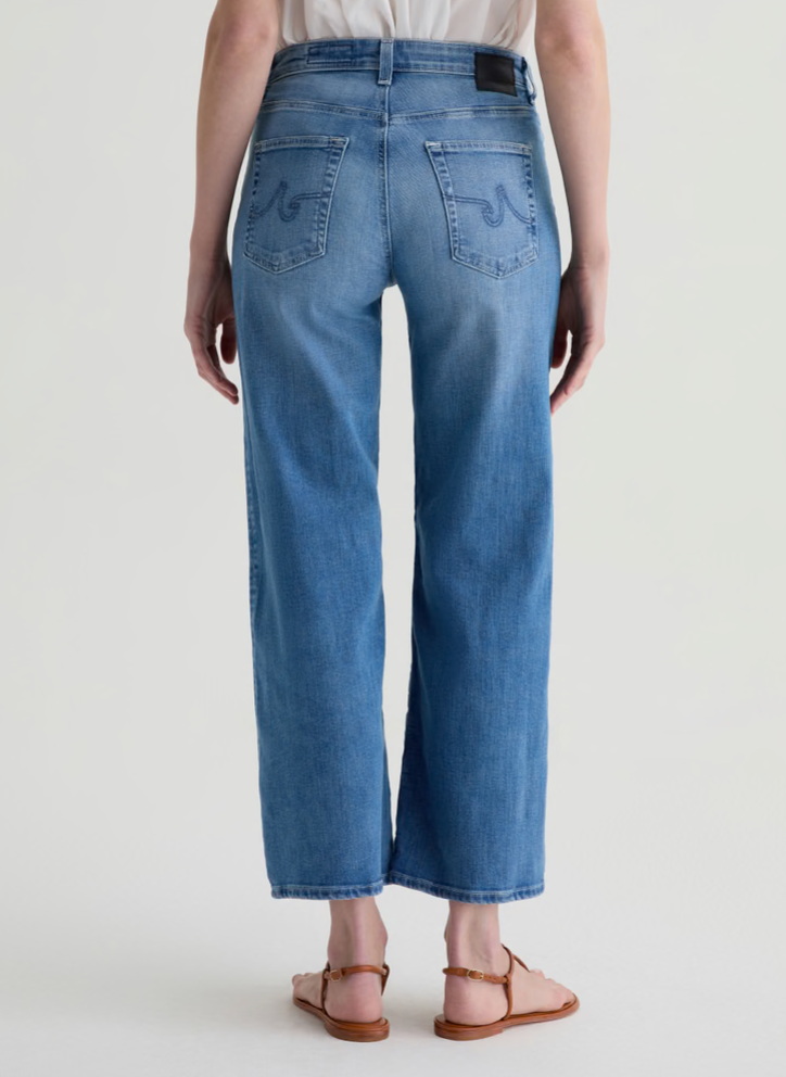 Saige Wide Leg Crop Jean Oceanic