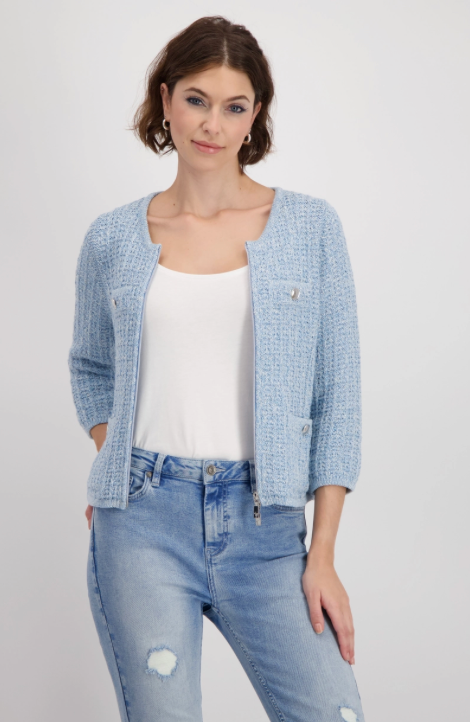 Tweed Cardigan Jacket
