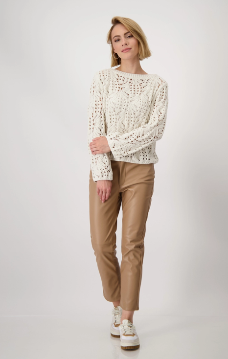 Ajour Chenille Sweater