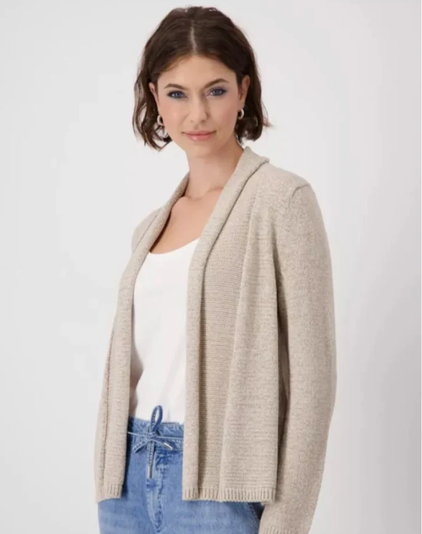 Throw Over Knitted Basic Jacket