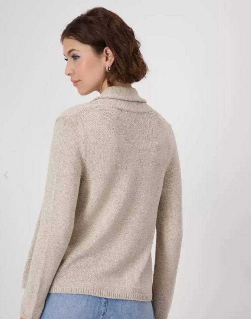 Throw Over Knitted Basic Jacket