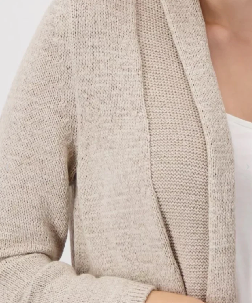 Throw Over Knitted Basic Jacket