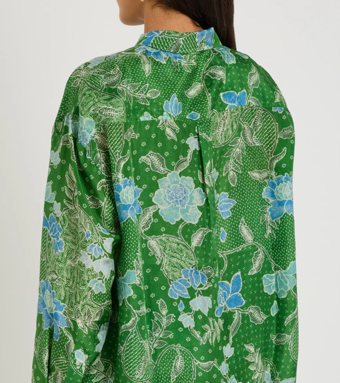 Stevie Shirt Bloom Jungle Green