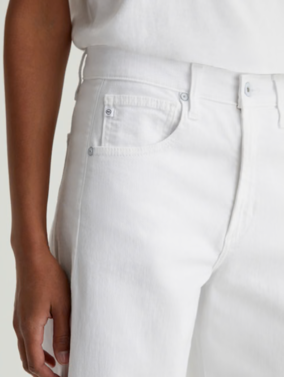 Hattie Crop Jean Gallery White