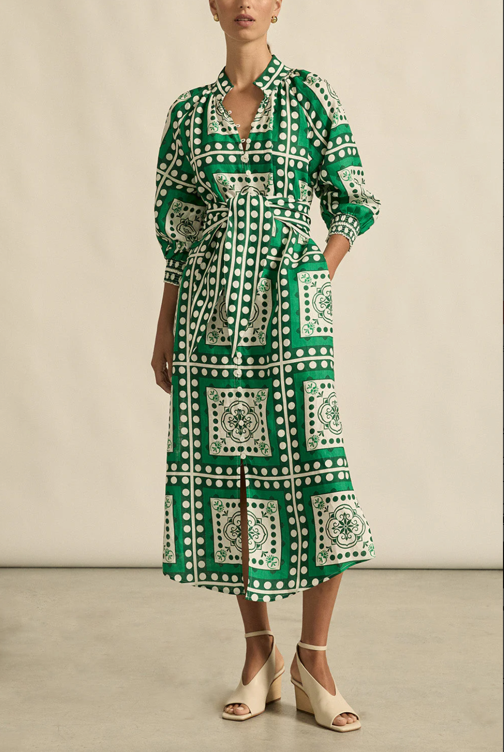 Flourish Dress Parrot Scarf