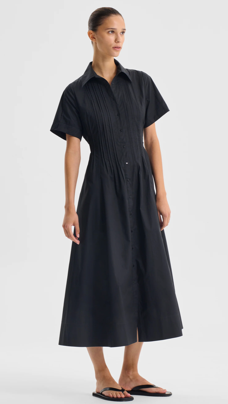 Arabella Shirt Dress Black