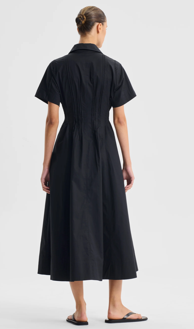 Arabella Shirt Dress Black