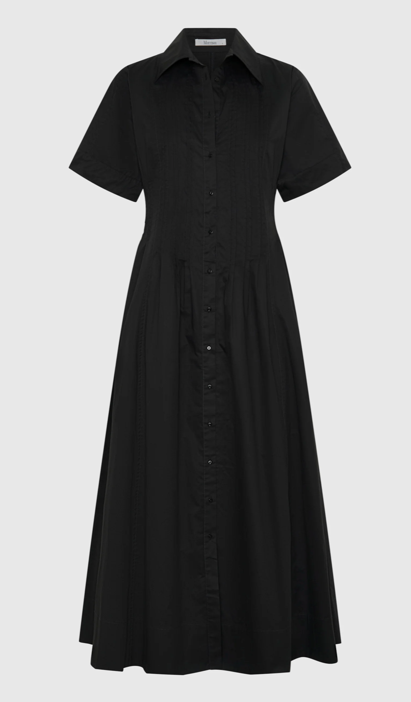 Arabella Shirt Dress Black