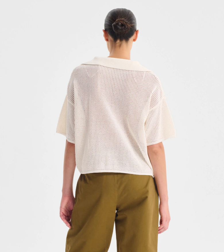 Chiara Knit Top White
