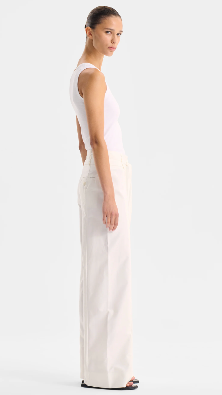 Elliott Pant White