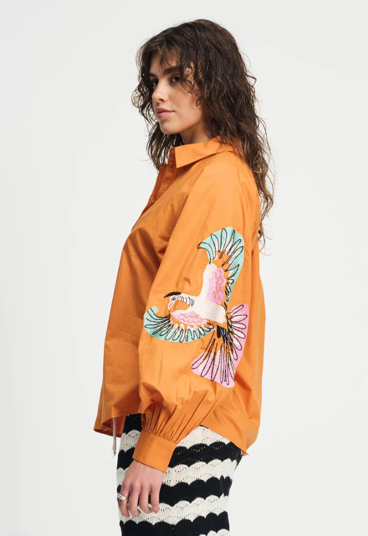Lexi Bird Blouse - Sienna
