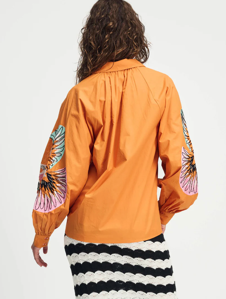 Lexi Bird Blouse - Sienna