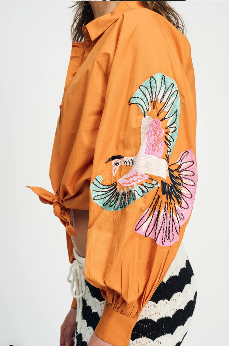 Lexi Bird Blouse - Sienna