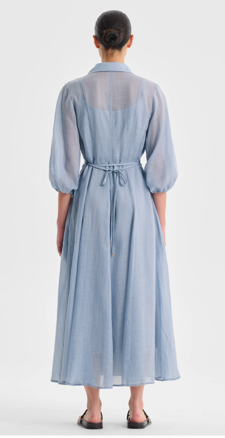 Constance Shirt Dress Sky