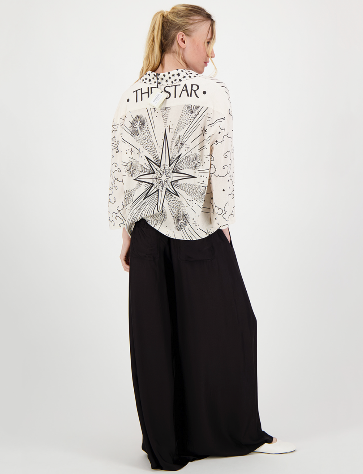 Nori Cropped Shirt Zodiac