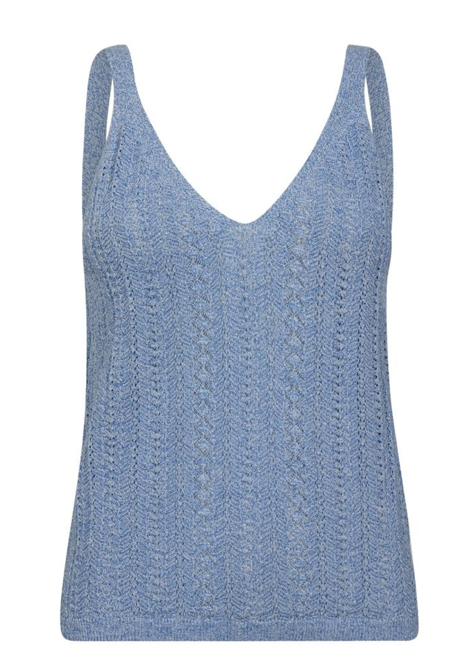 Cressida Melange Knit Top Regatta