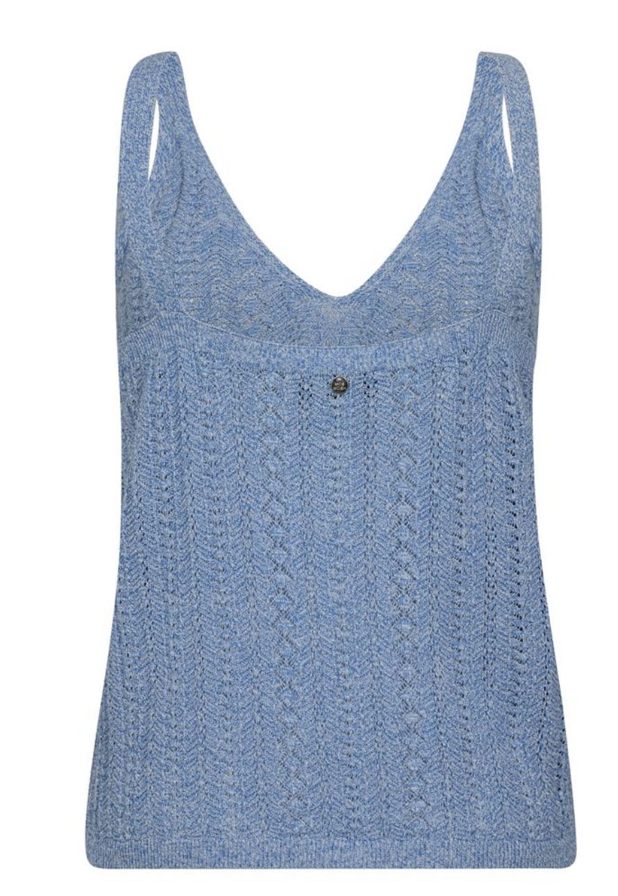 Cressida Melange Knit Top Regatta