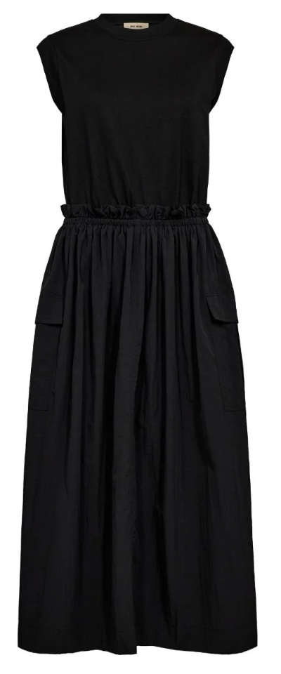 Sazha Mix Dress Black