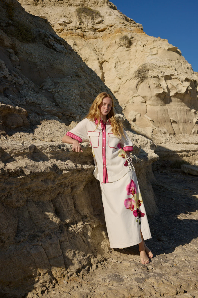 AVA Skirt in Antique Phalae