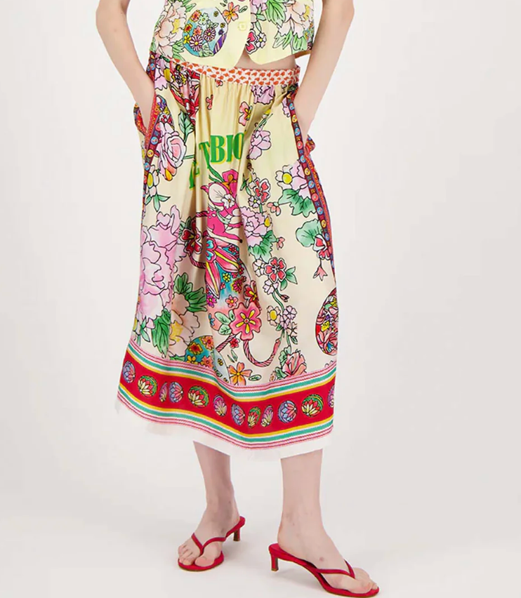 Vanessa Skirt in Cherry