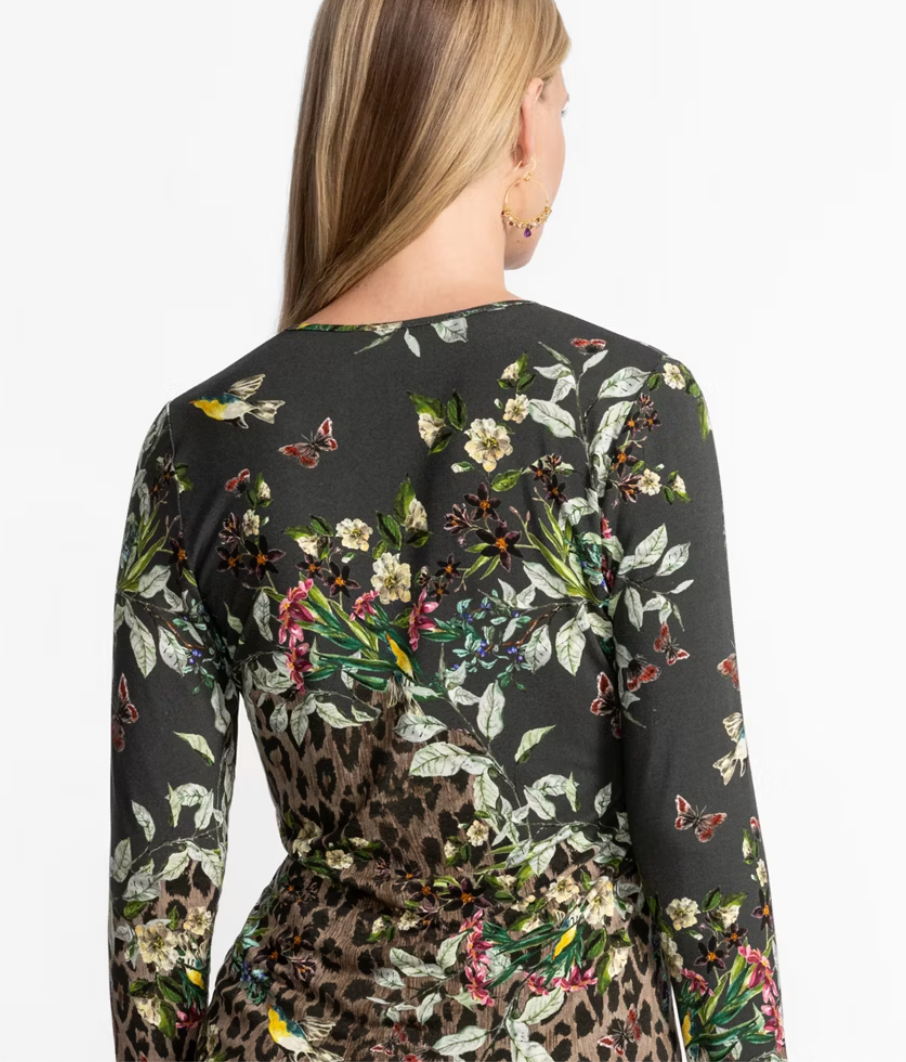 The Janie Favorite Keyhole Top - Ash Bird