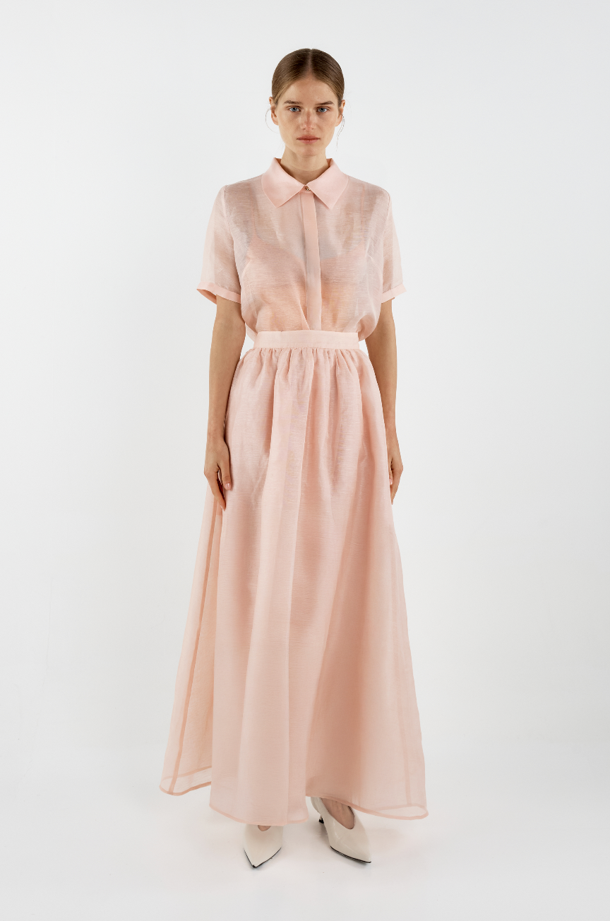 Melinda Maxi Skirt Pink