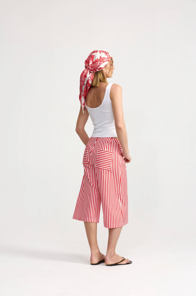 Kennedy Denim Short in Ruby Antique