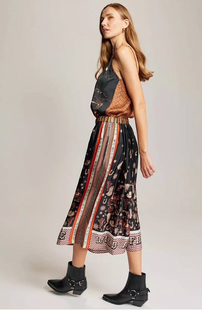 VANESSA MIDI SKIRT RODEO