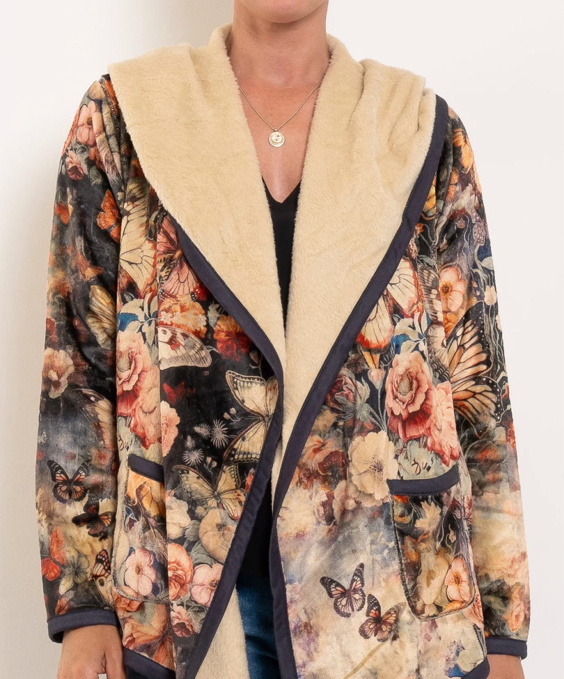 Joan Sherpa Jacket Reversible - Teyros