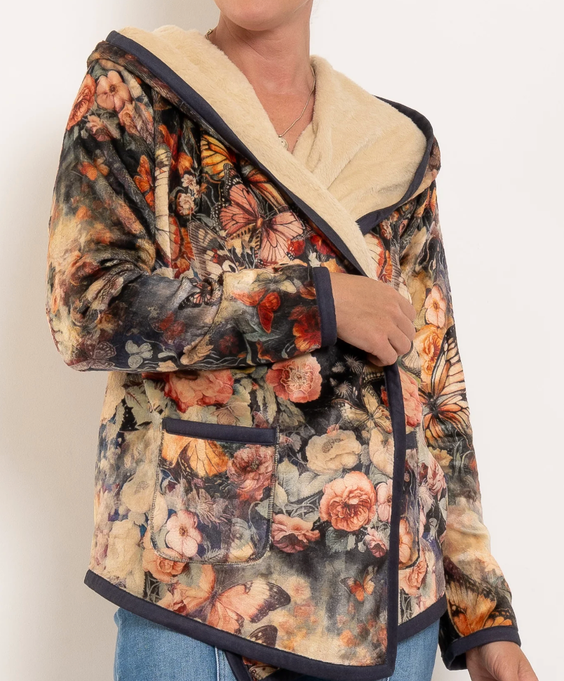 Joan Sherpa Jacket Reversible - Teyros