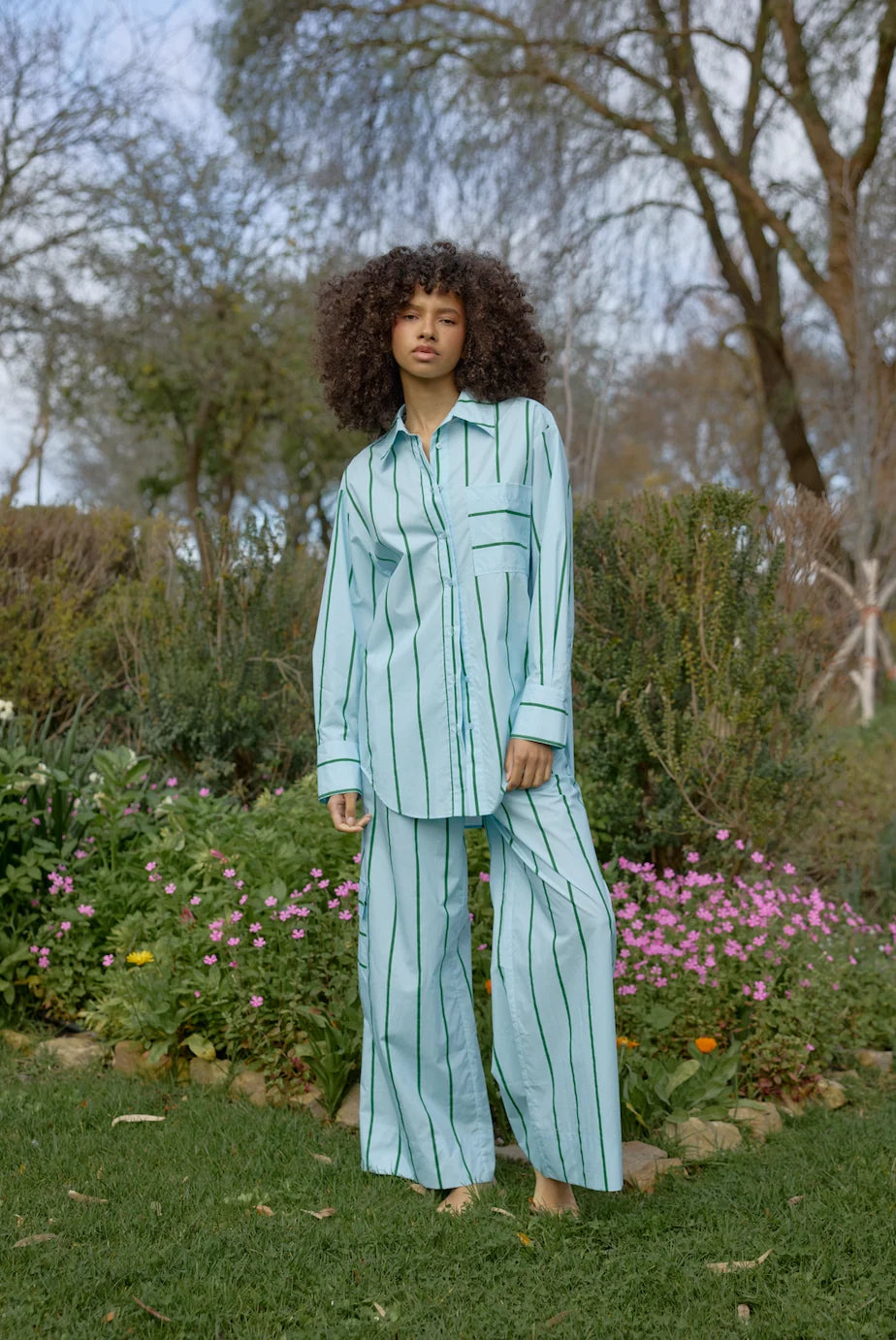 Buddy Shirt Bluebell Stripe