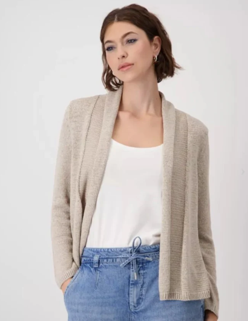 Throw Over Knitted Basic Jacket