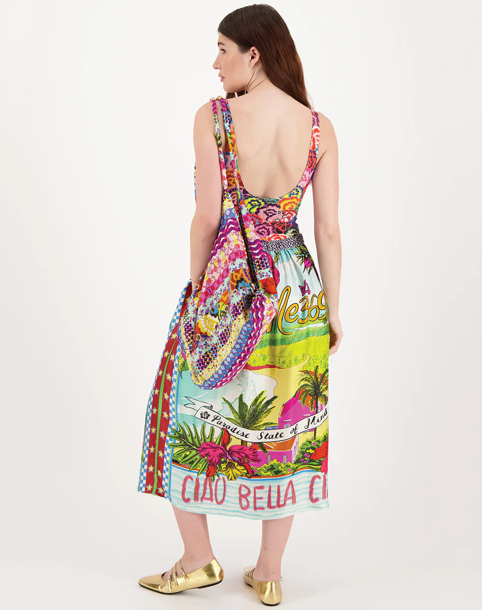 Vanessa Printed Midi Skirt Love