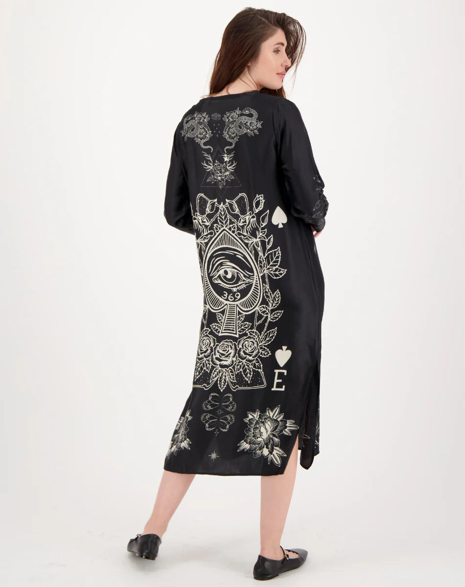 Violet V Neck T-Dress Magic