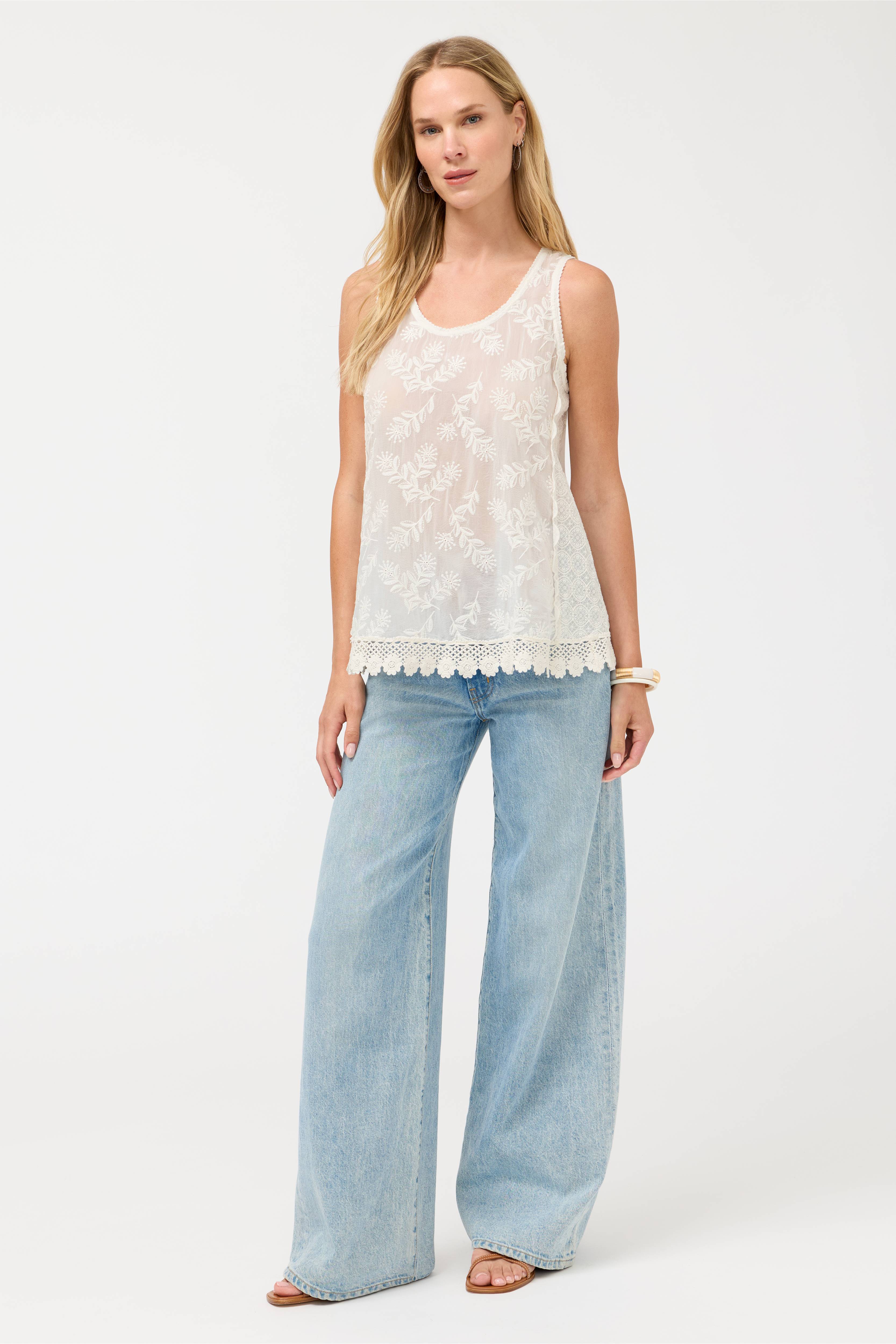 Wayne Tank Tossed Floral