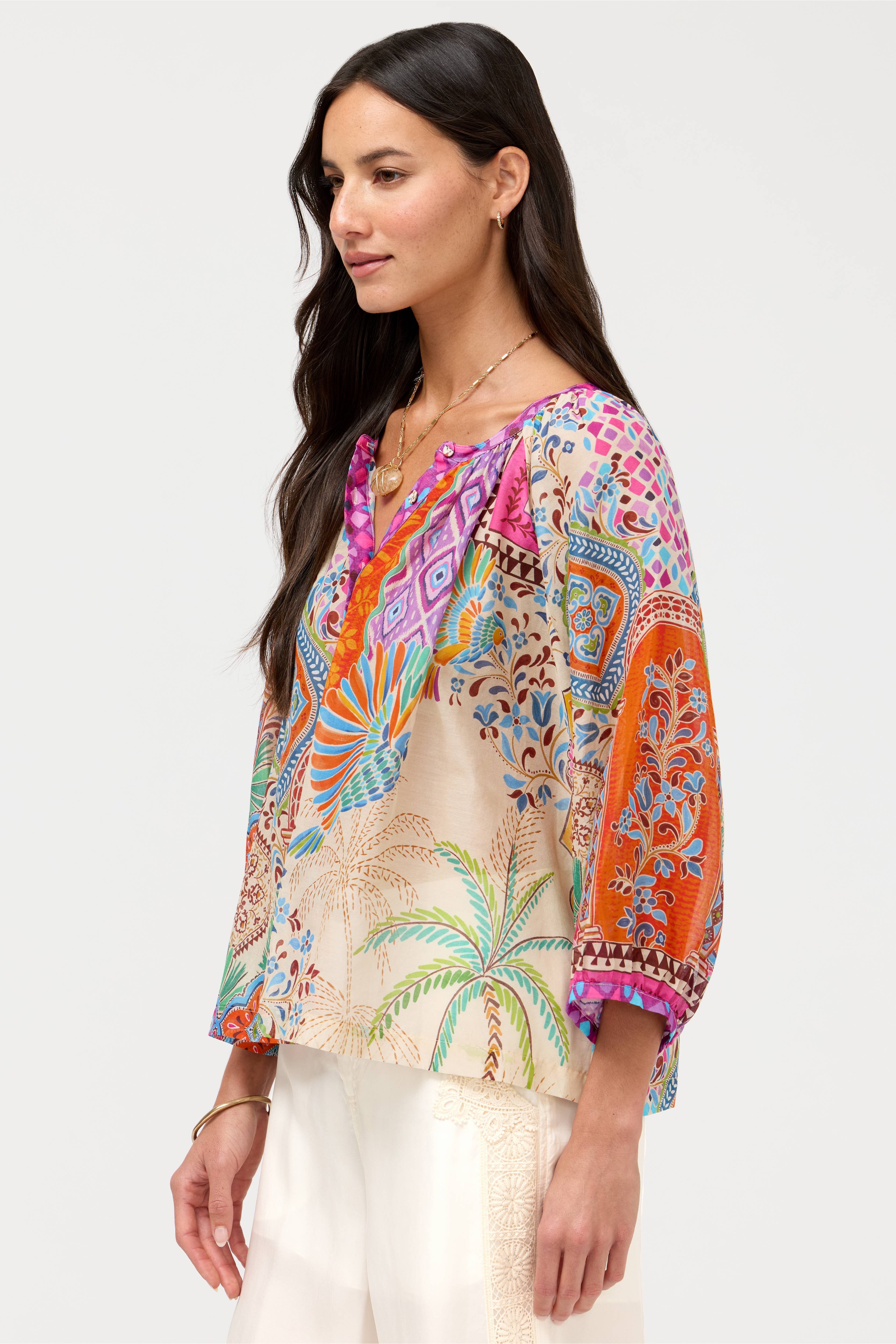 Michaella Peasant Blouse Avelar