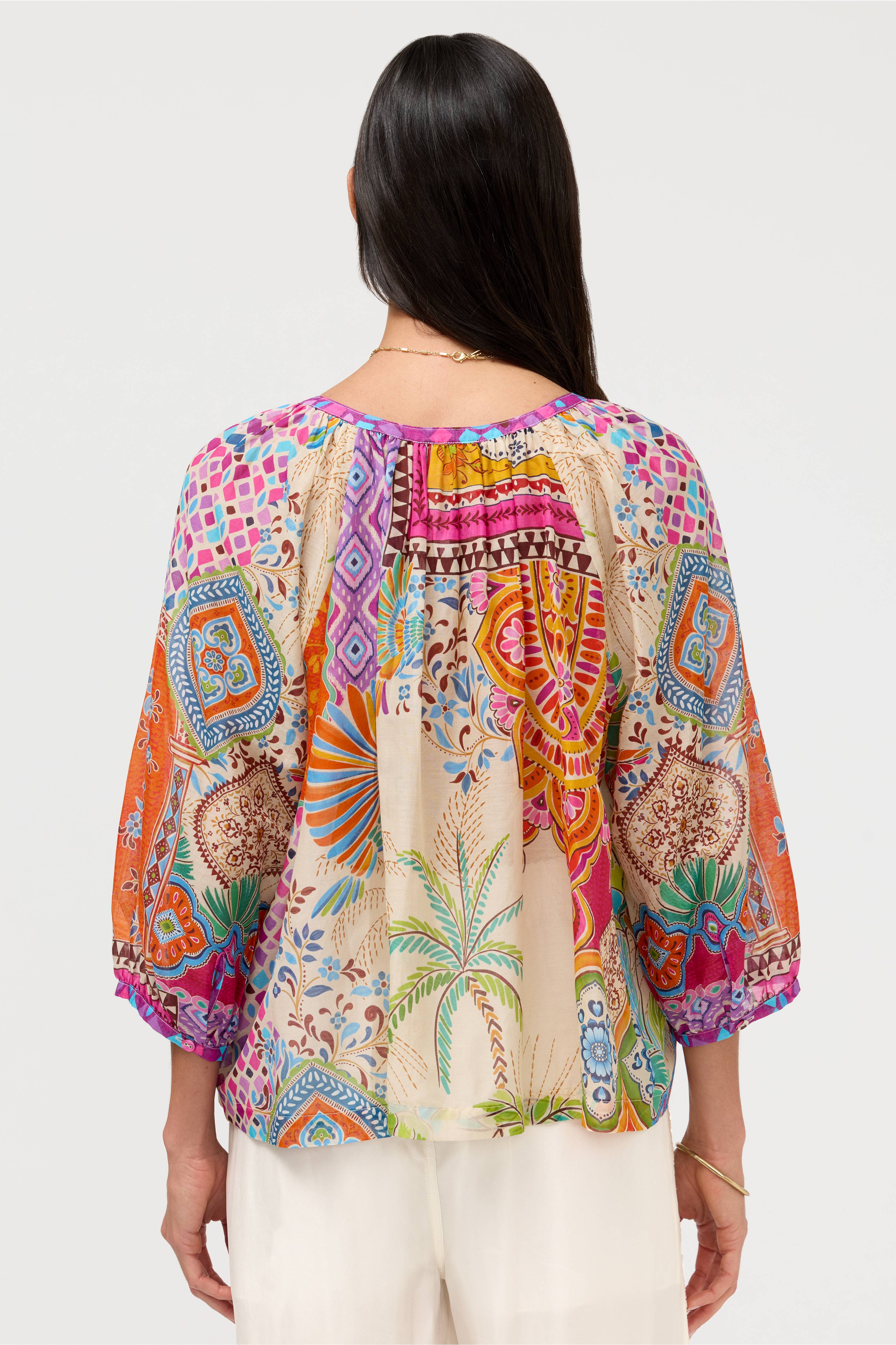 Michaella Peasant Blouse Avelar