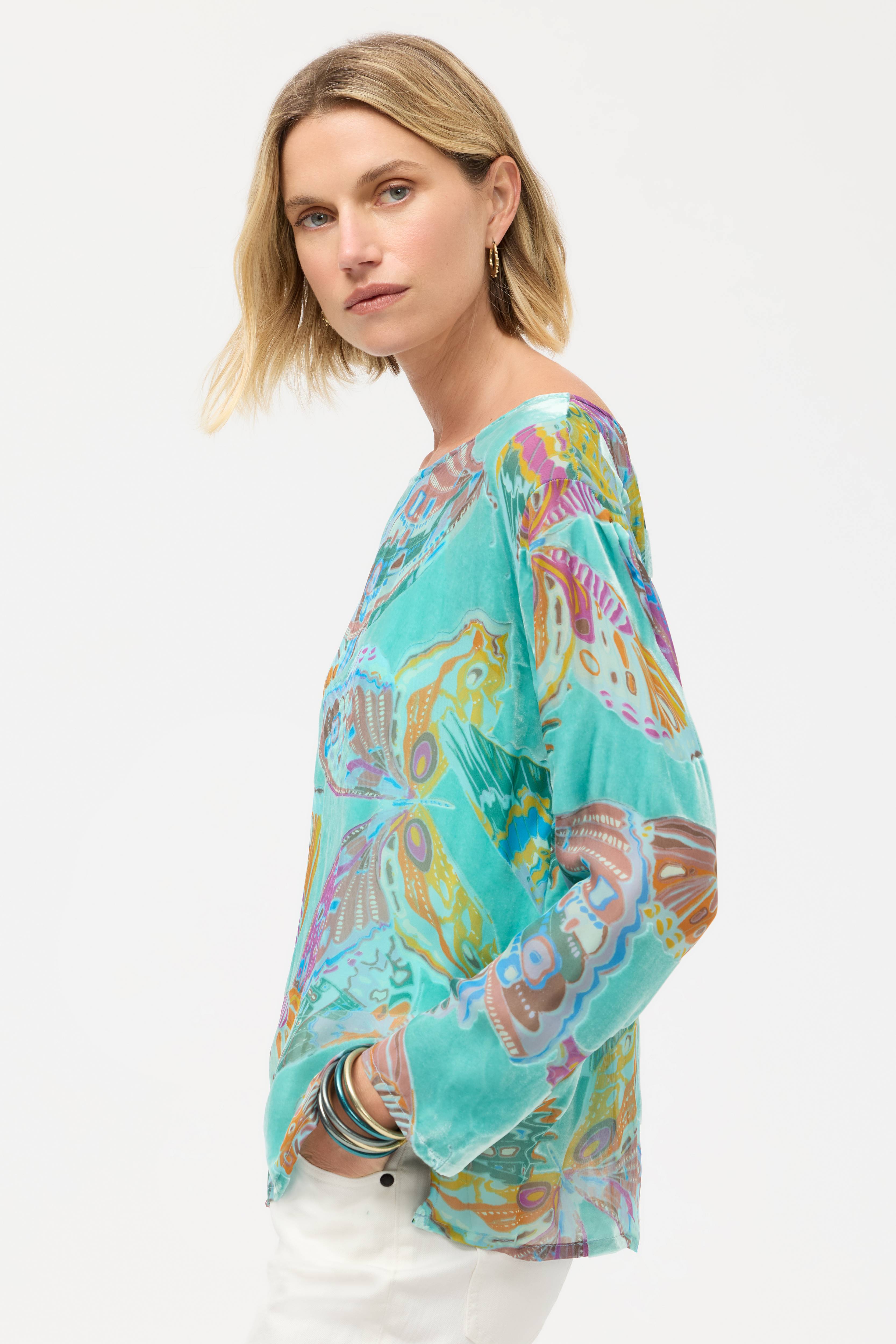 Leo Blouse - Ofelia Burnout (Slip)