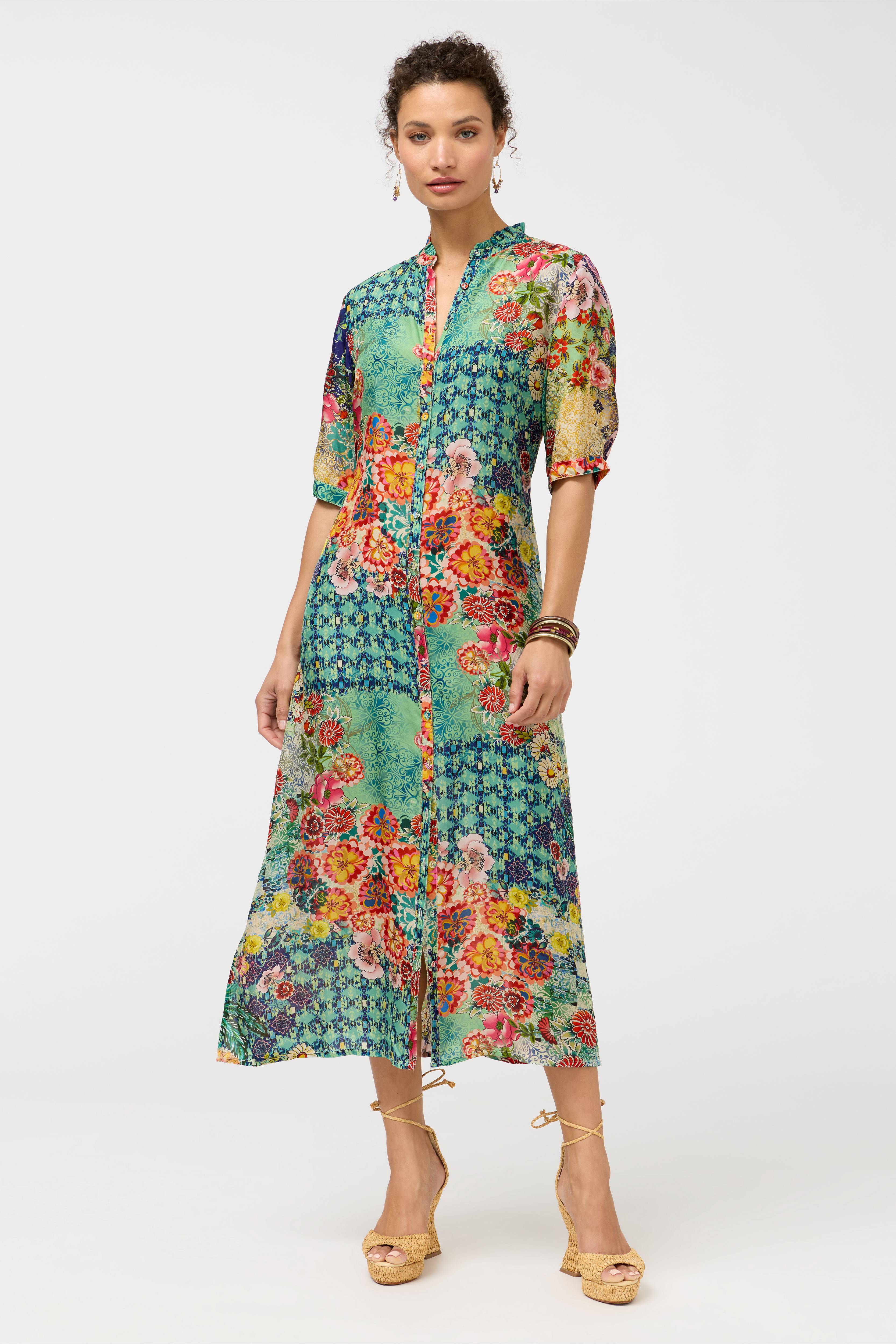 Midaxi Shirt Dress Carlina