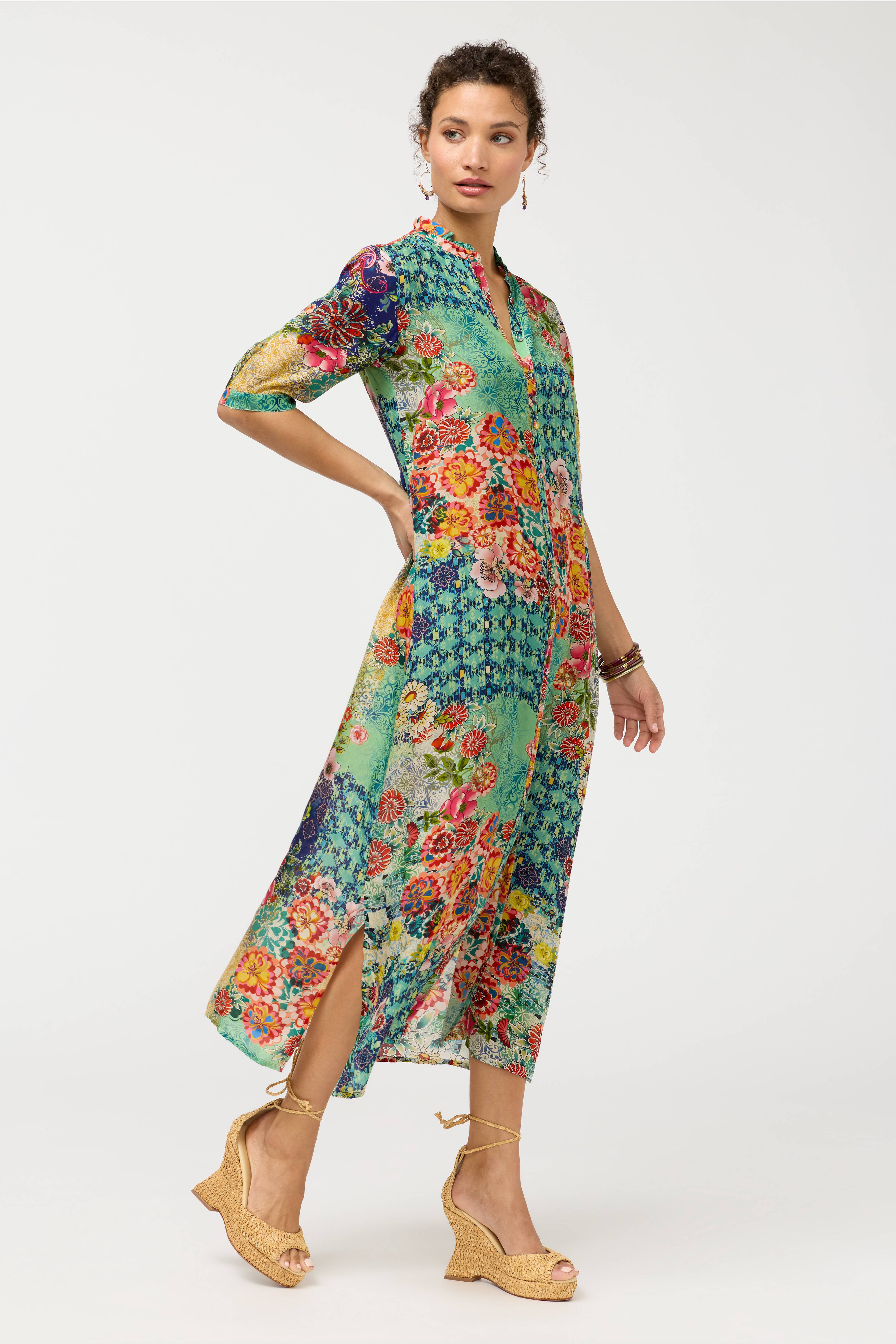 Midaxi Shirt Dress Carlina