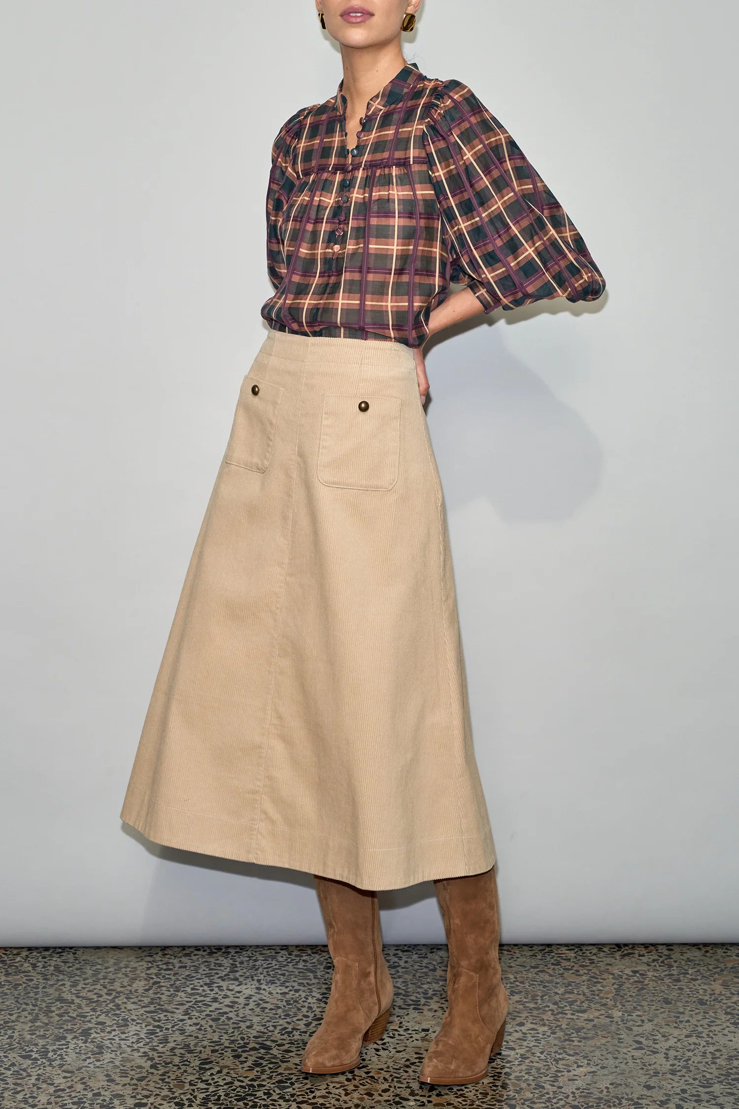 Cove Skirt Cream